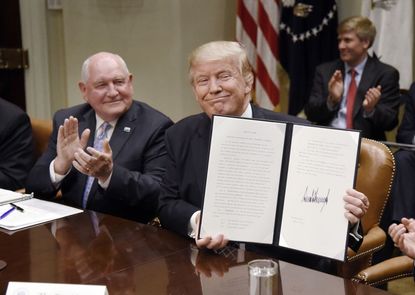 President Trump signs an executive order