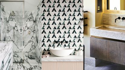 15 Bathrooms With Beautiful Wall Decor That Will Inspire A Refresh