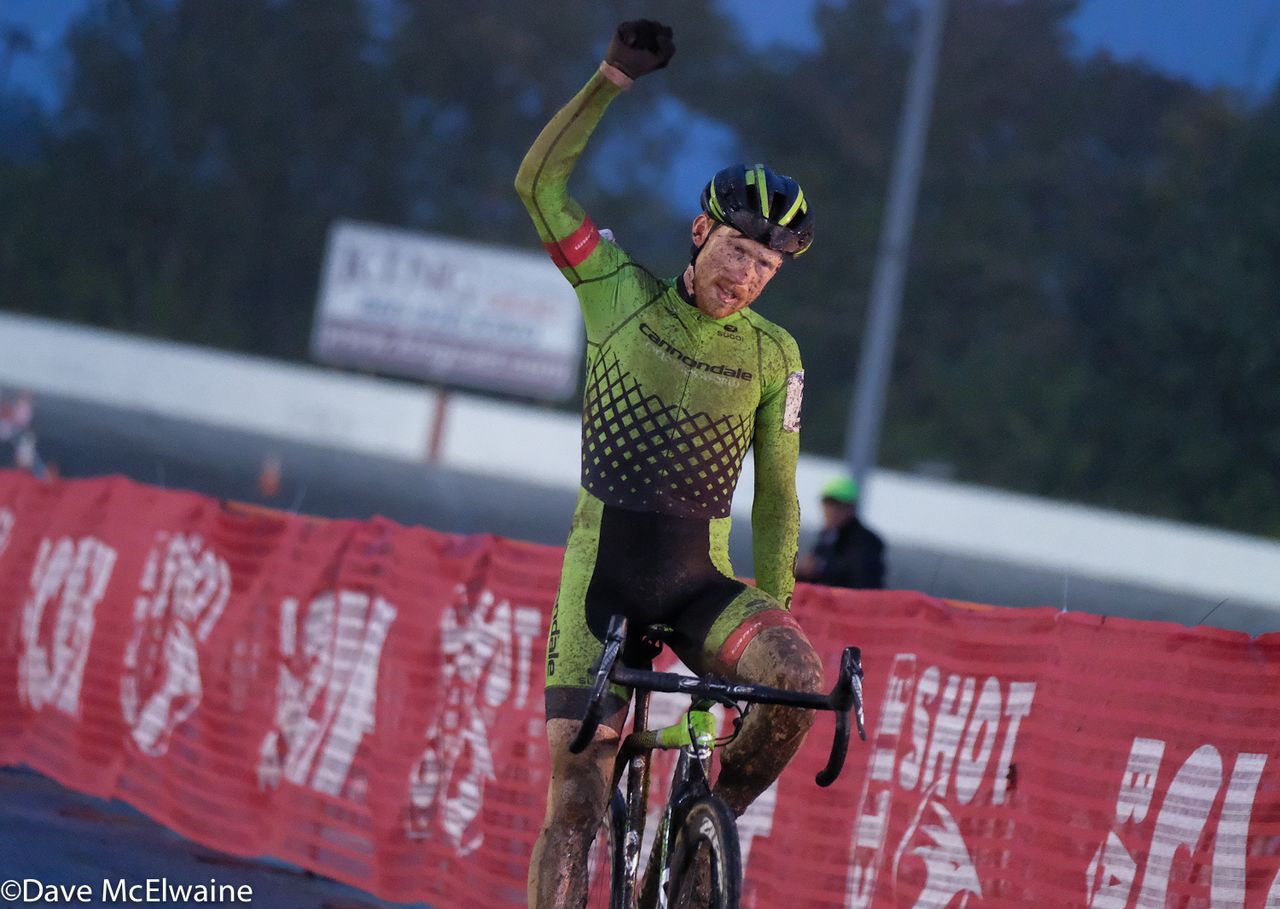 Stephen Hyde (Cannondale) takes the inaugural victory at Thompson Speedway