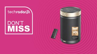 The Dreo Electric Heater on a pink background with text saying Don't Miss.