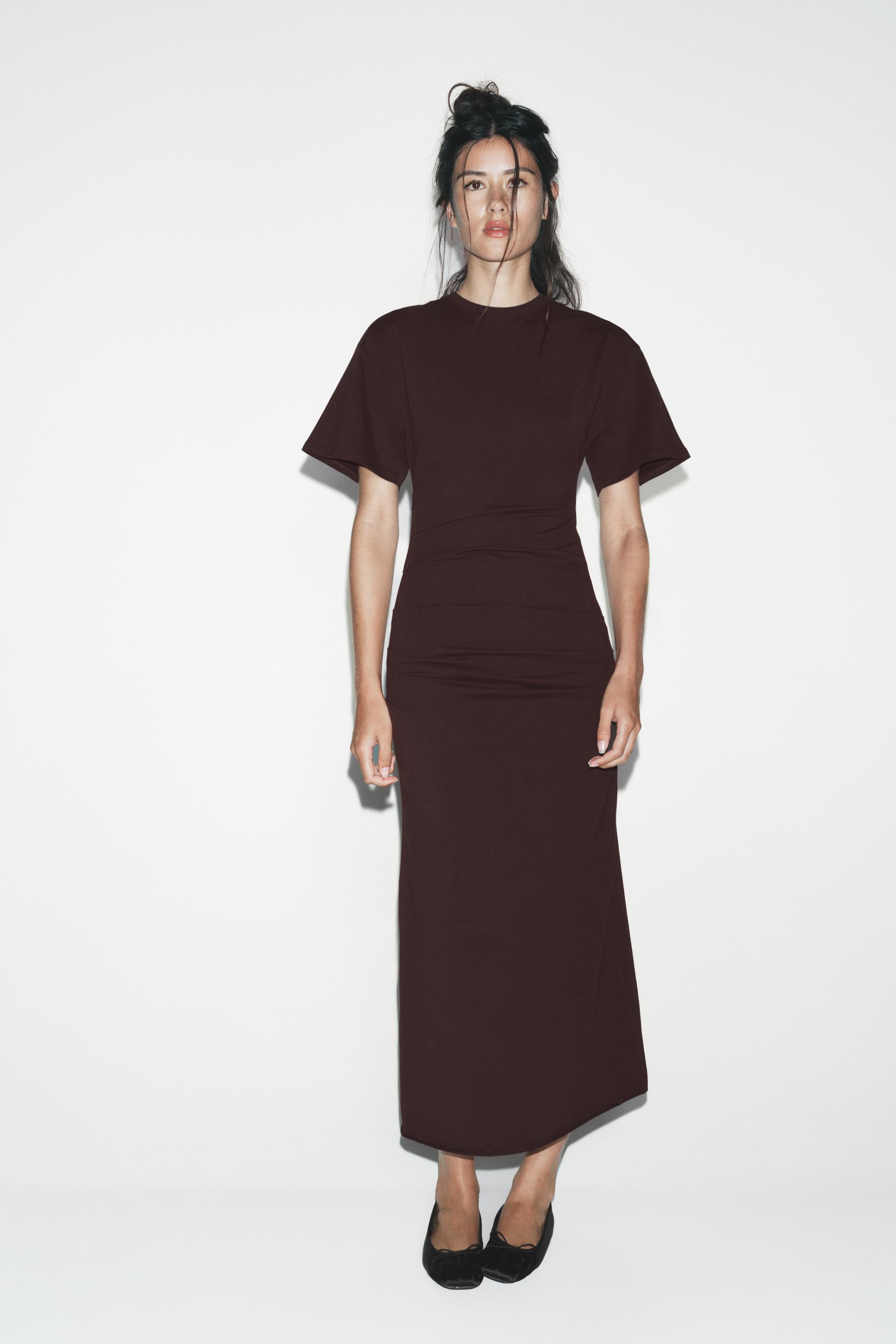 Long Draped Dress