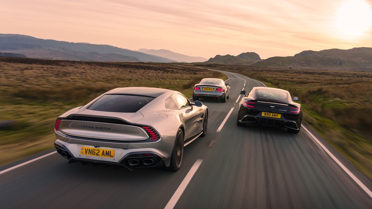 Celebrating a quarter century of barnstorming V12 GT cars: the Aston Martin Vanquish