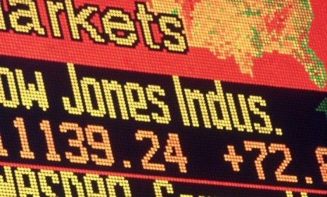 The Dow rose 19.5 percent, nearly three times as fast, per year when Democratic presidents faced a GOP-controlled House.