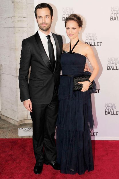 Benjamin Millepied and Natalie Portman at the New York City Ballet Spring Gala 2012