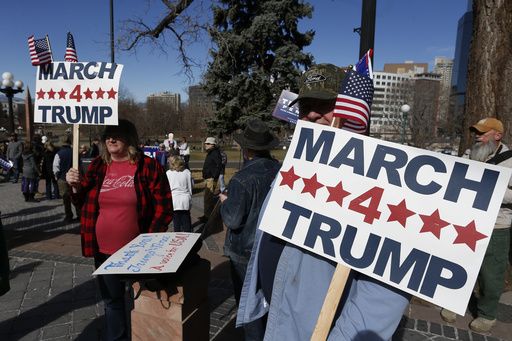 Pro-Trump rally