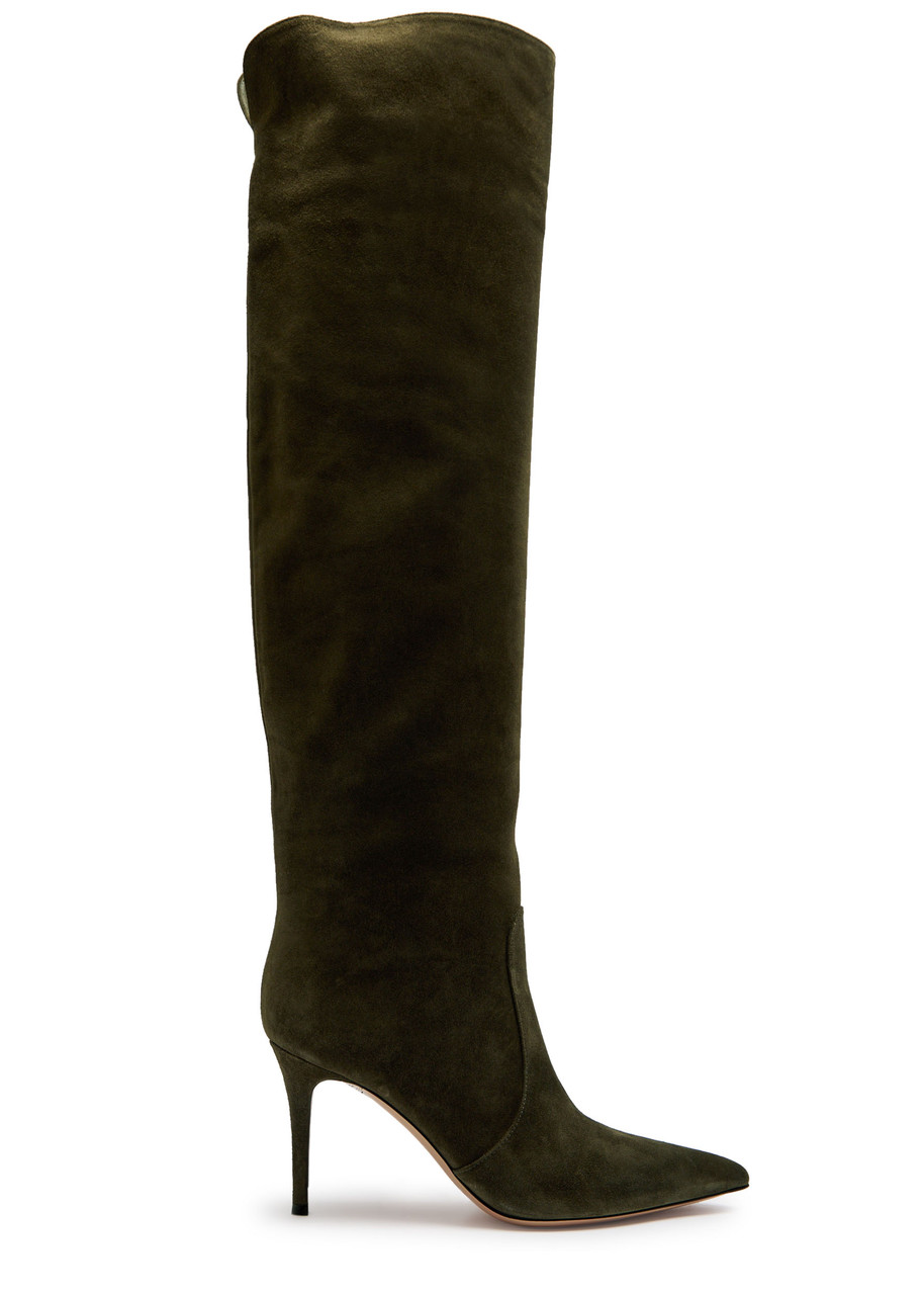 Hansen Suede Over-The-Knee Boots