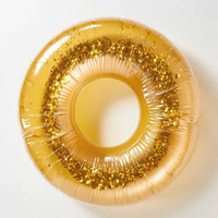 Sunnylife Disco Gold Pool Ring Floaty | $24.95 from Anthropologie