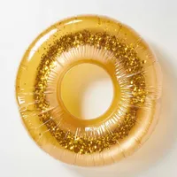 Sunnylife Disco Gold Pool Ring Floaty | $24.95 from Anthropologie