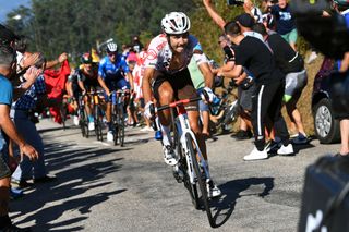 Clement Champoussin (AG2R Citroen) won the penultimate stage 20 at the Vuelta a España