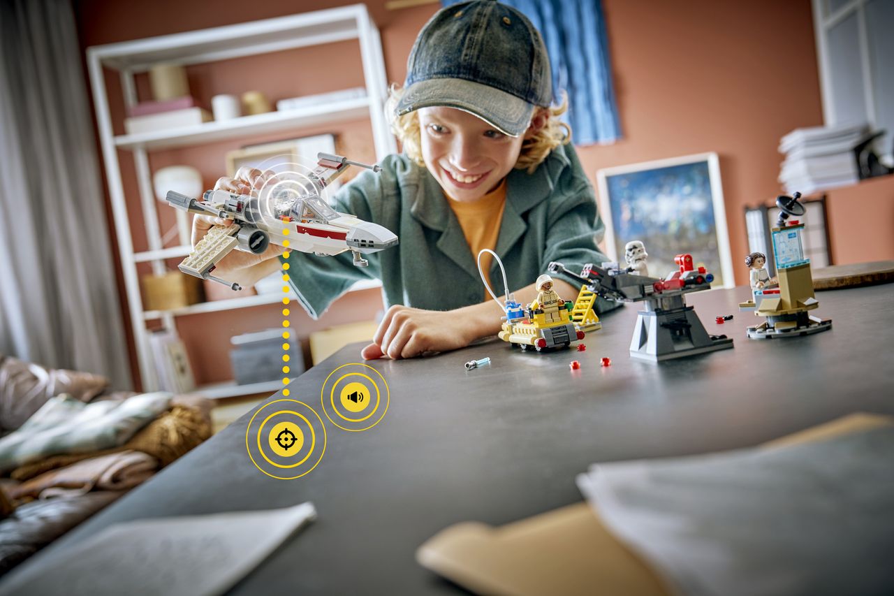 Lego Smart Play sets being played with by children in a home environment