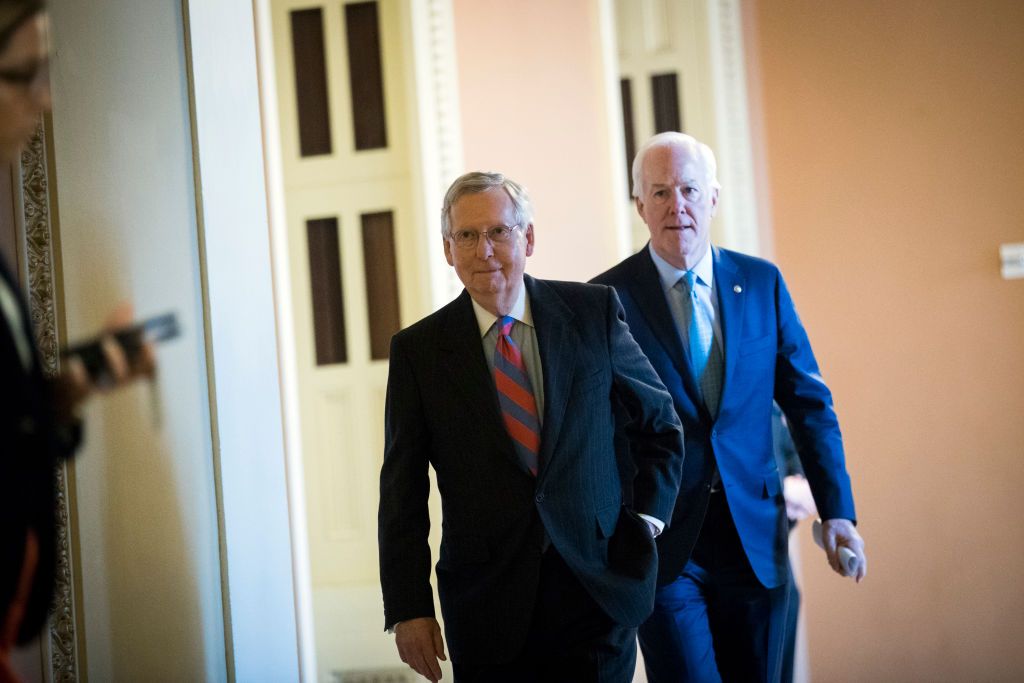 Sens. Mitch McConnell and John Cornyn.