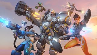 Overwatch 2 characters charge into battle
