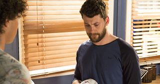 Mason Morgan catches Brody Morgan coughing up blood in Home and Away.