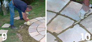 How to lay a paving circle