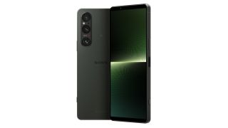The Sony Xperia 1 V from the front and back