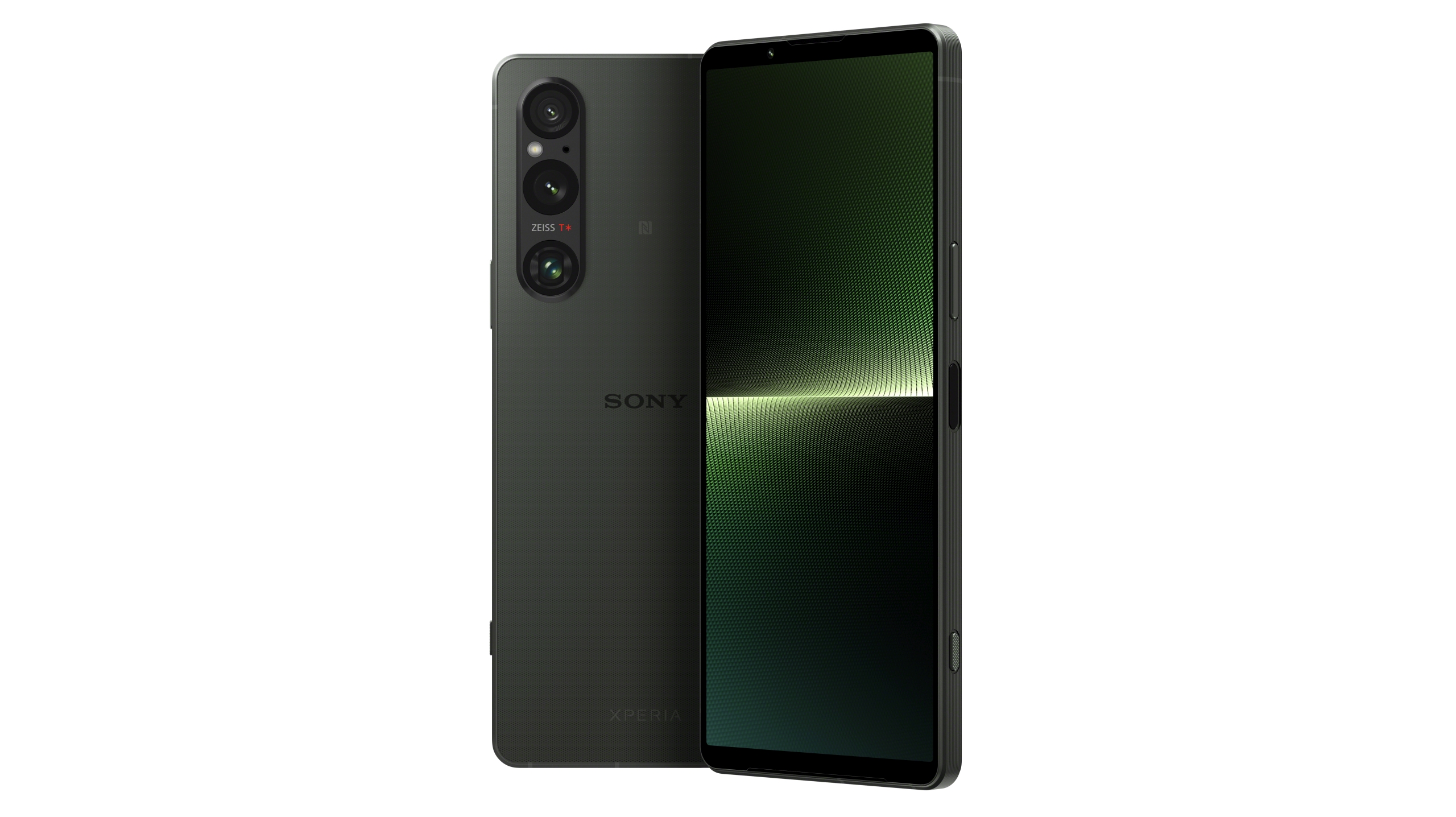 El Sony Xperia 1 V visto por delante y por detrás