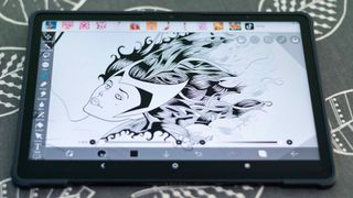 A line drawing on the XP-Pen Magic Drawing Pad