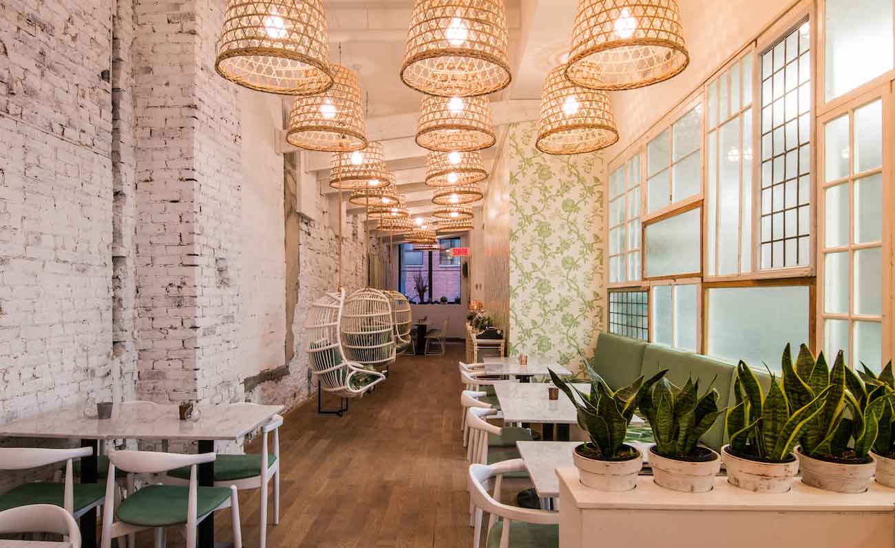 The botanical loving vision extends to the interiors by Jean-Pierre Viau
