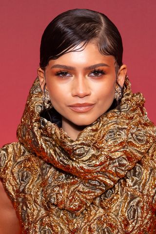 Zendaya Coleman attends the "Dune 2" Premiere at Le Grand Rex on February 12, 2024 in Paris, France.