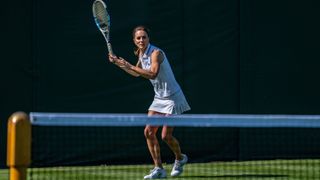 Kate Middleton playing tennis