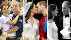 William and Kate in three of their most romantic moments