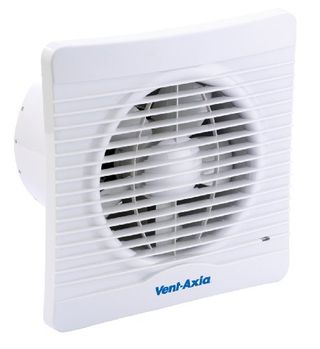 Vent Axia 454059b Silhouette Kitchen Extractor Fan for 150mm 6inch Ducting Slim Line Profile