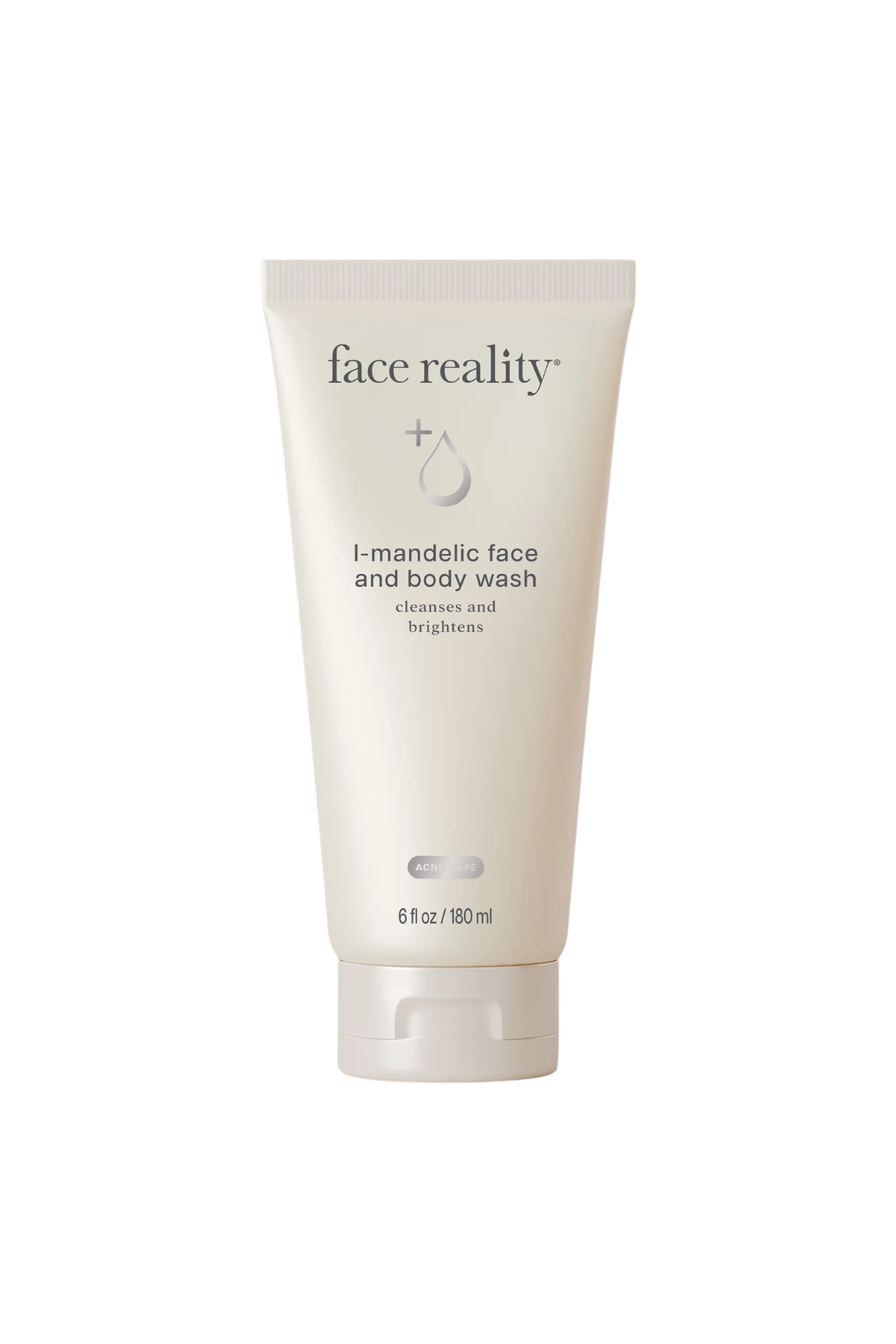 A bottle of Face Reality's L-Mandelic Face and Body Wash.