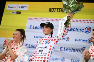 Cristina Tonetti keeps the polka dot jersey after stage two of the Tour de France Femmes 2024