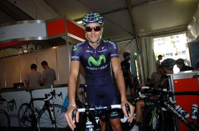 Eros Capecchi (Movistar) ready for the Australian sun