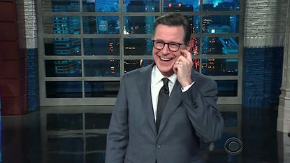 Stephen Colbert mixes and matches Trump scandals
