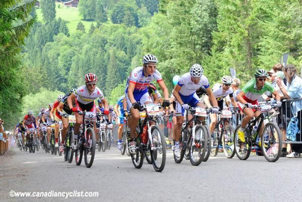 The start of the men's race.