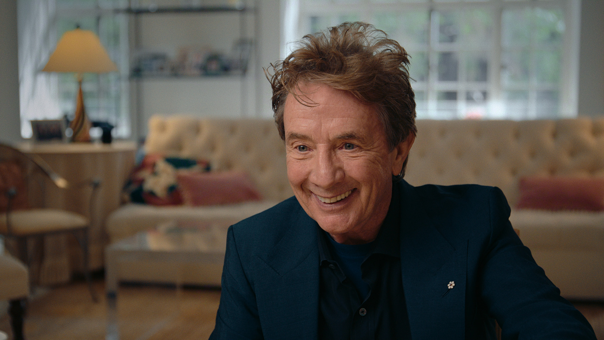 Martin Short smiling, in the documentary Marty, Life is Short.
