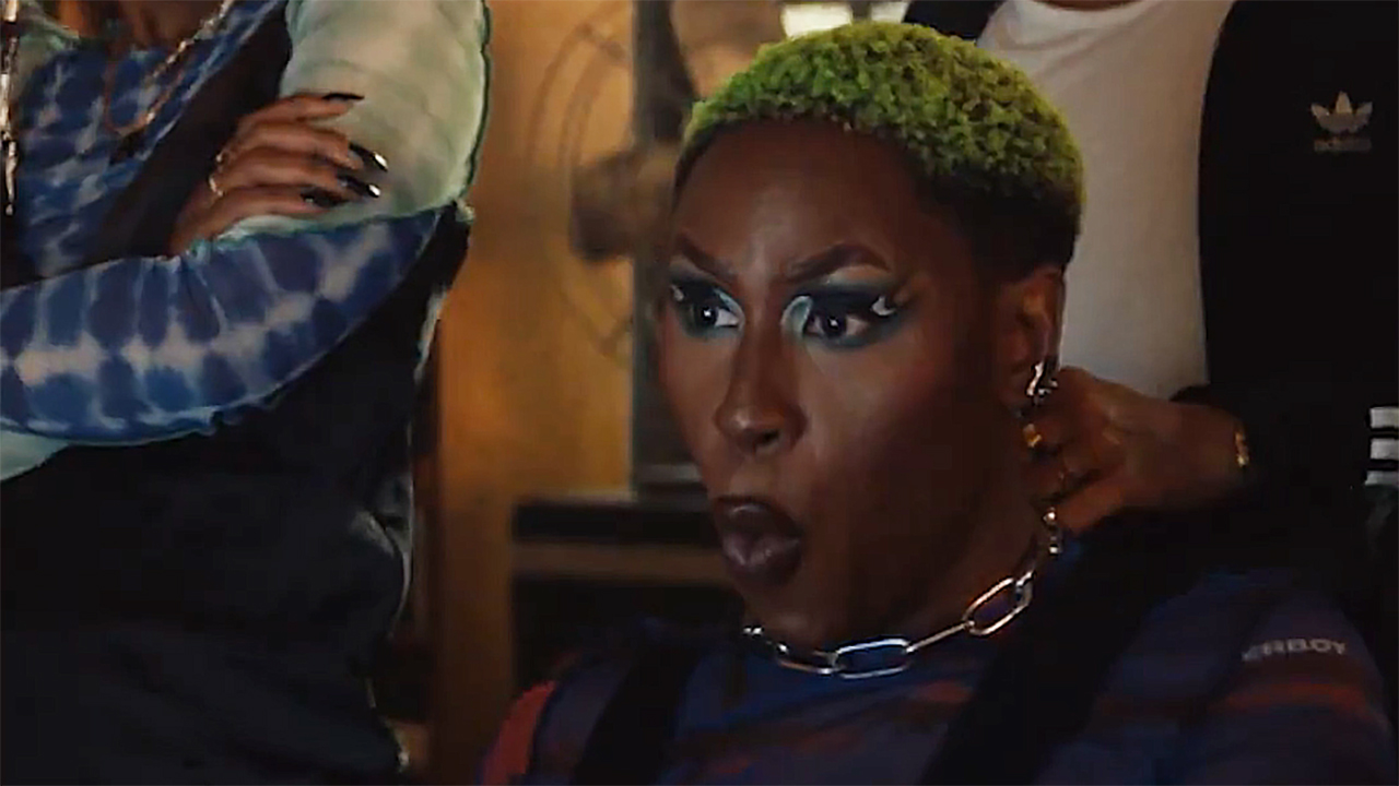 Slug pulling a shocked expression in Marvel's Ironheart TV show