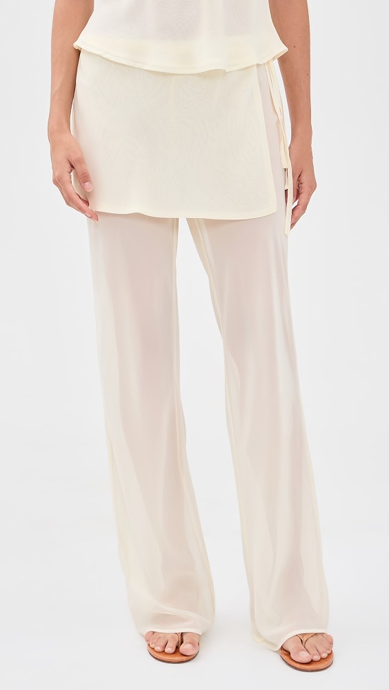 Sara Pants - Ivory