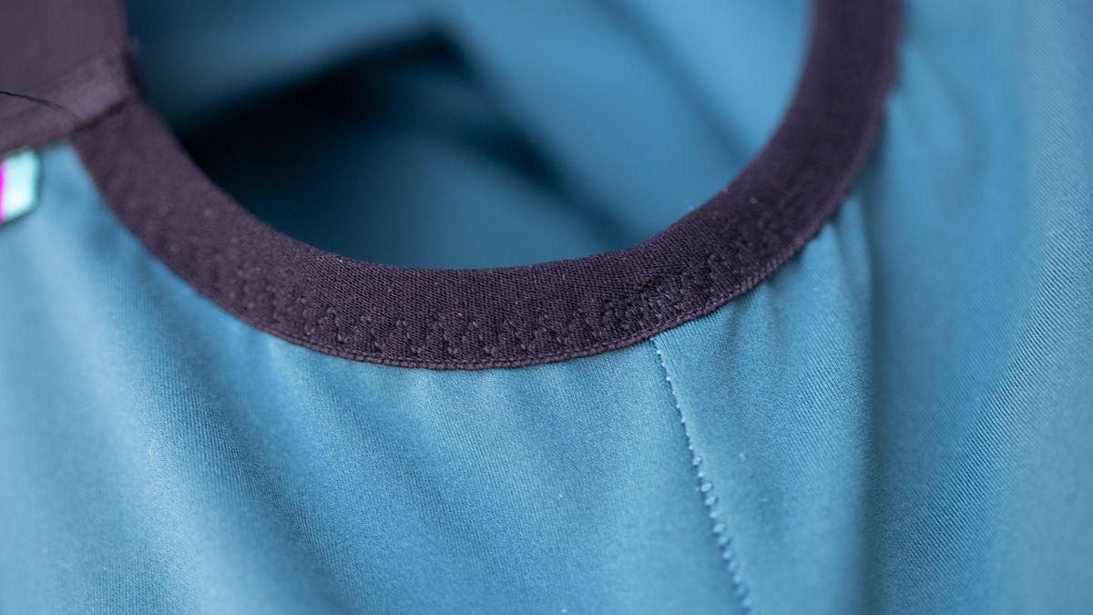 Velocio Luxe Bib Short edging detail