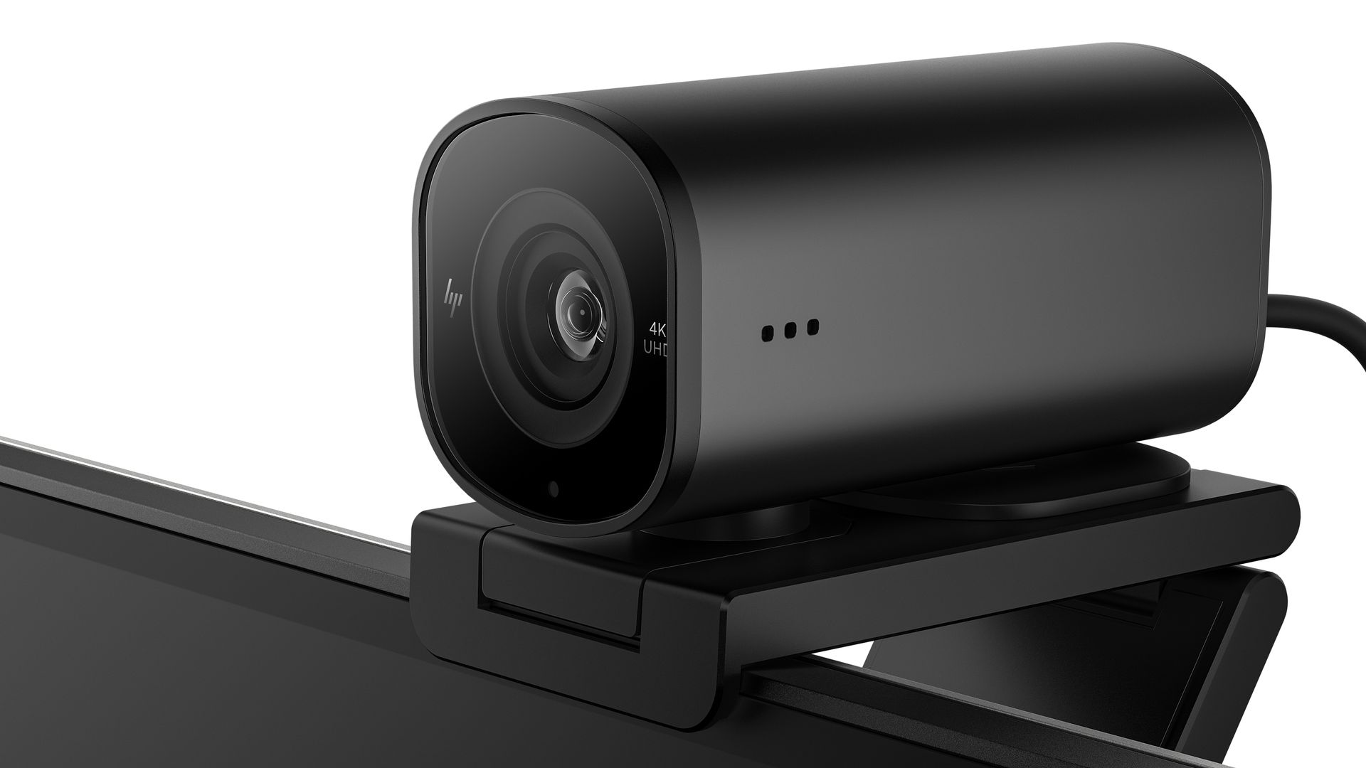 New HP 965 4K Streaming Webcam features AI face-framing, autofocus, an ...