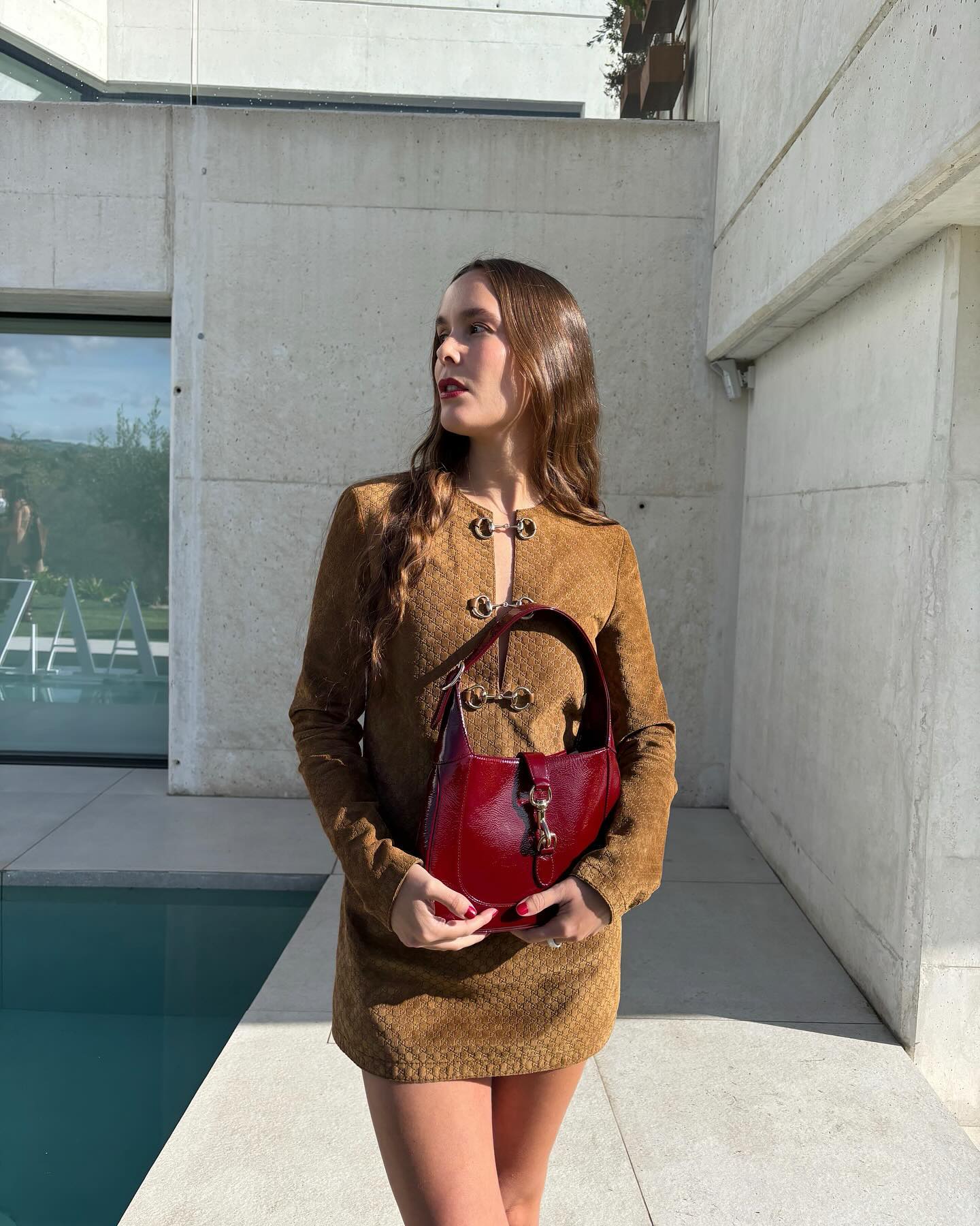 An image of @helenacuesta wearing the Gucci Jackie.