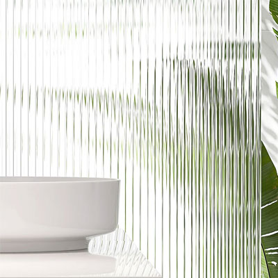 reeded glass effect window film