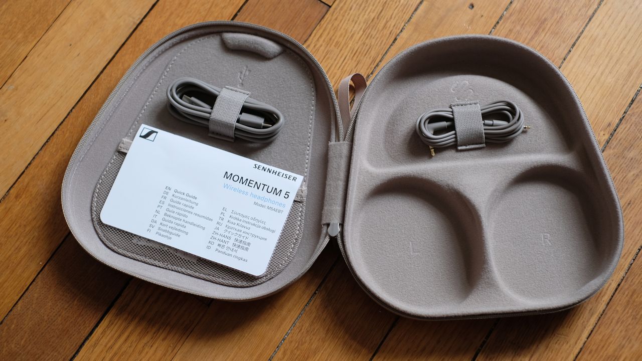 Photograph of Sennheiser Momentum 5 headphones