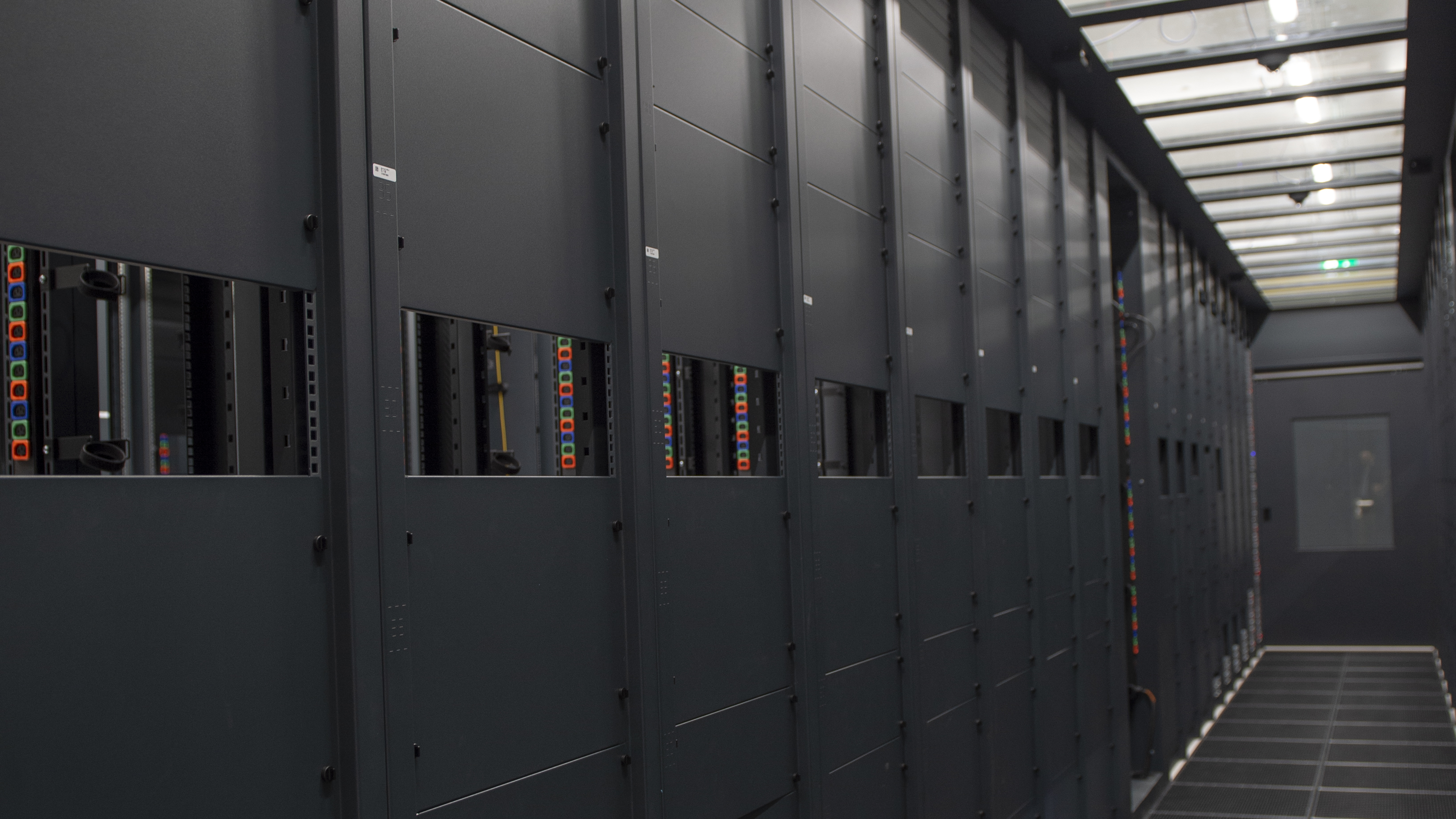 Inside the IONOS Fasthosts data center facility in Worcester