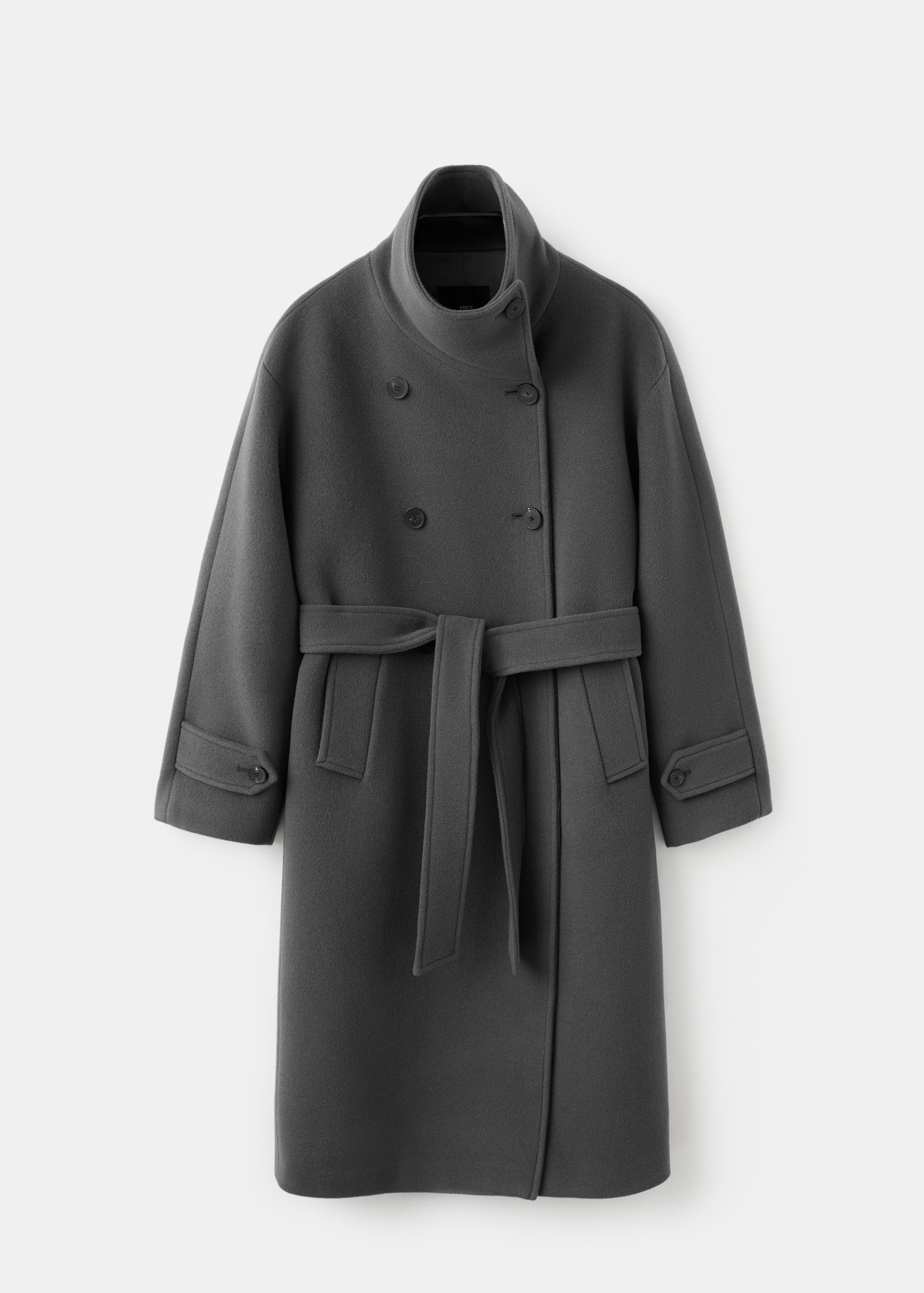 Woollen Coat With Belt - Women | Mango United Kingdom
