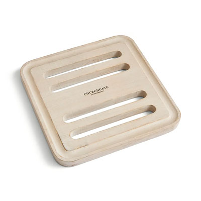 Churchgate wooden trivet