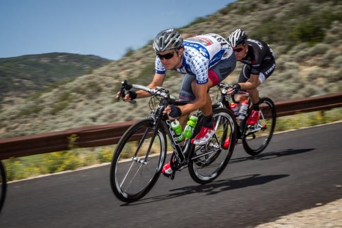 Joey Rosskopf (Hincapie) on the descent