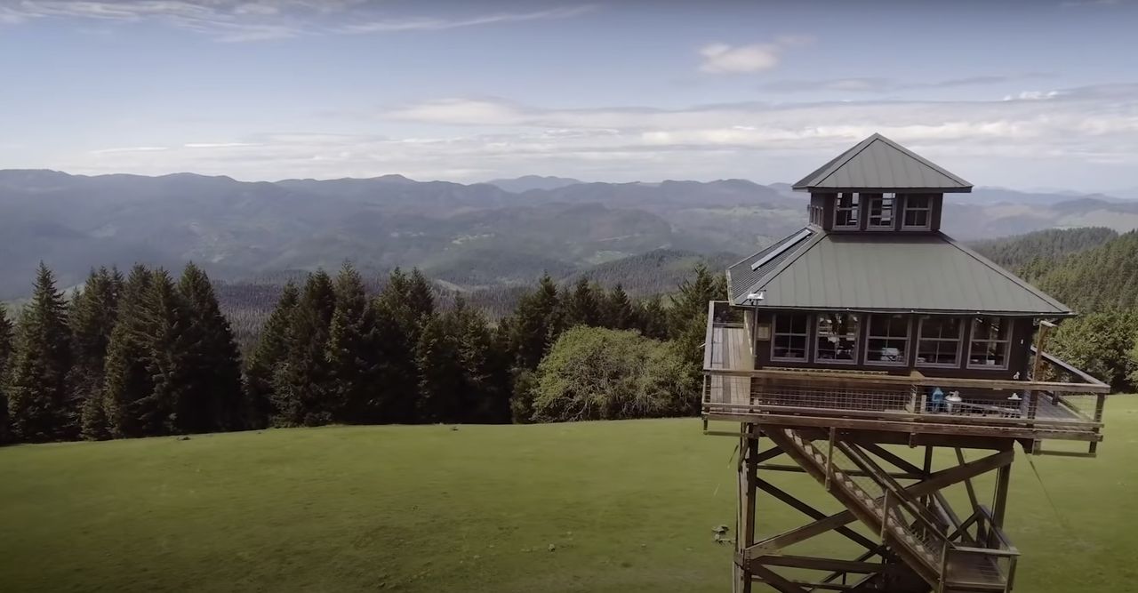 Oregon national park fire tower home