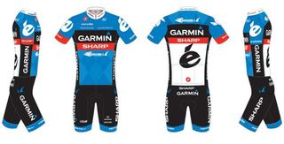Garmin-Sharp's new kit, which will debut at the 2012 Tour de France