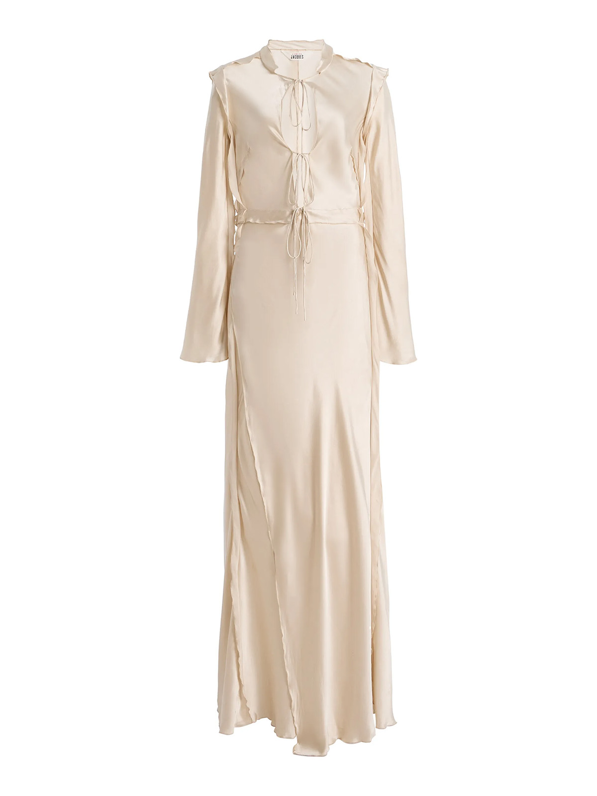 Sleeping with Jacques, Kerry Silk-Satin Midi Dress