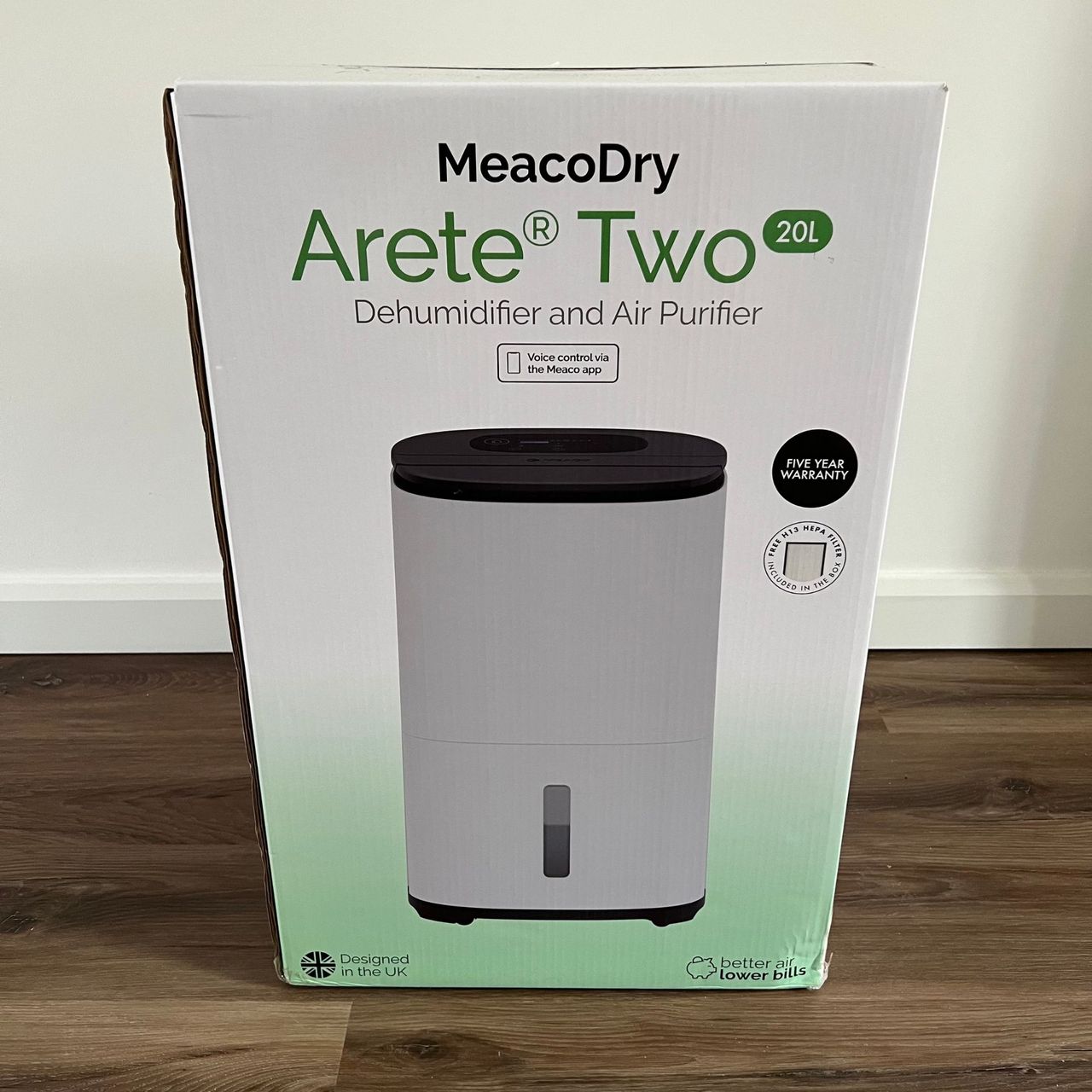 MeacoDry Arete Two 20L Dehumidifier / Air Purifier