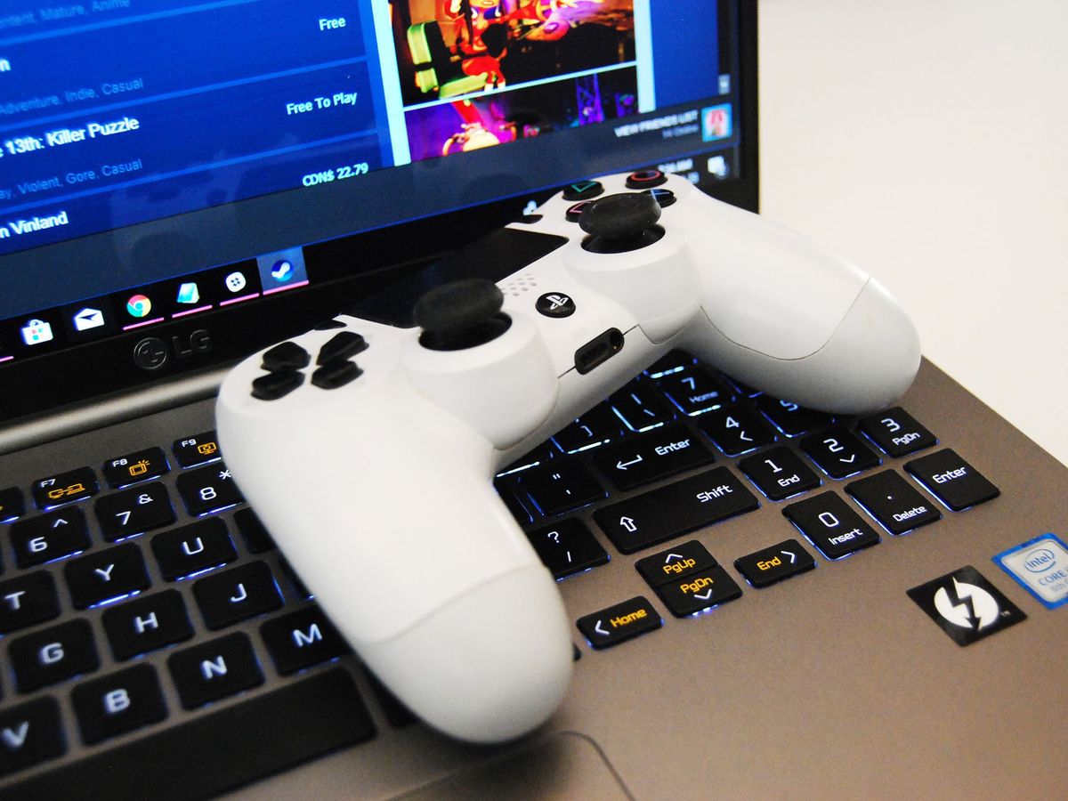 How to use ps4 controller on hot sale pc bluetooth