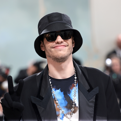 Pete Davidson attends The 2023 Met Gala Celebrating "Karl Lagerfeld: A Line Of Beauty" at The Metropolitan Museum of Art on May 01, 2023 in New York City. 