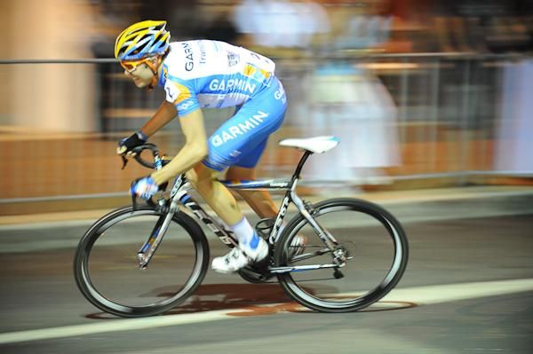 Travis Meyer on the attack.